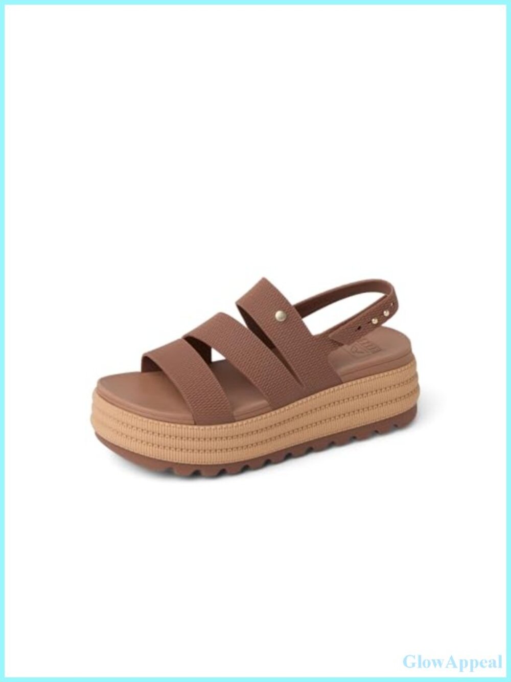 Women's Platform Water-Friendly Strappy Slingback Sandals